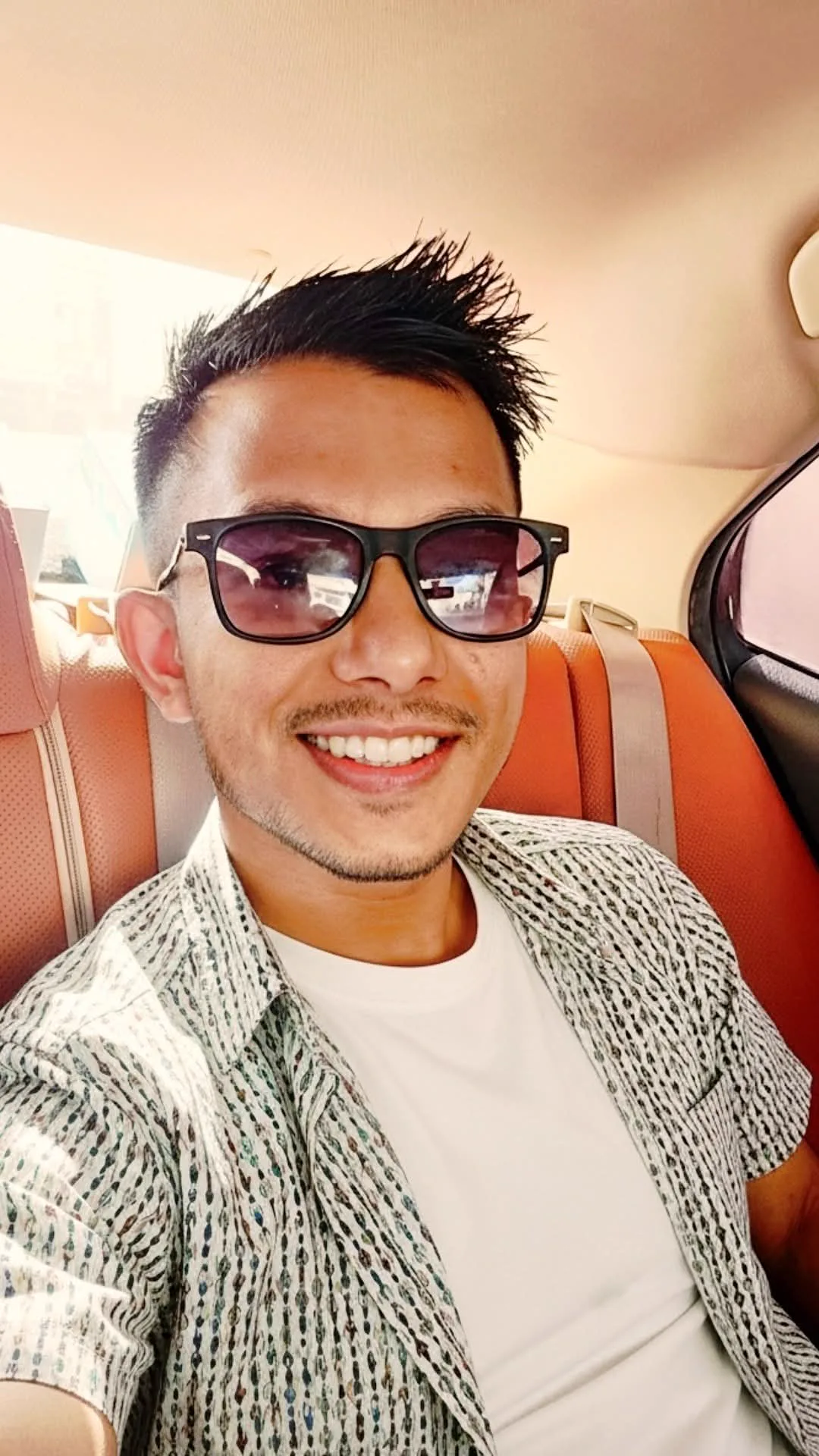 Kashim Uddin Masum smiling